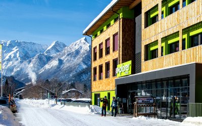 Explorer Hotel Hinterstoder im Winter