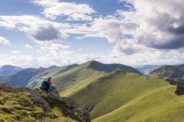 Ausblick genießen in den Nockbergen