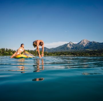 Erfrischung im Faakersee