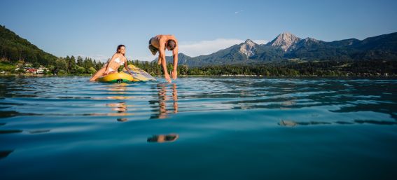 Erfrischung im Faakersee