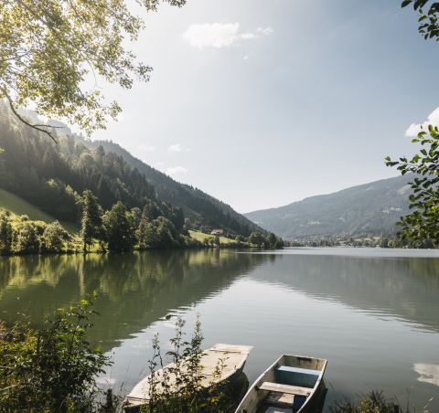 Jezioro Afritz i wspaniała panorama gór