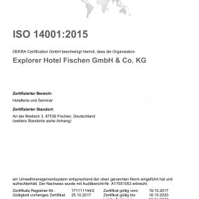 Ü2 Zertifikat ISO 14001 2015 - Neue Standorte-1