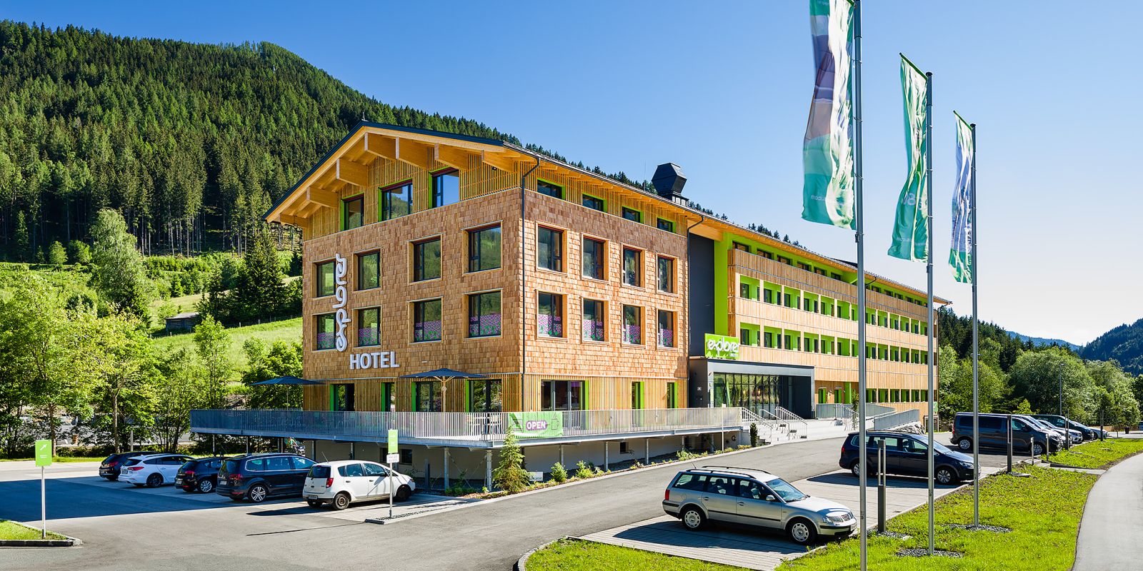 Das Explorer Hotel ist der optimale Ausgangspunkt für jegliche Sommersportarten. Egal ob Wandern, Schwimmen, Mountainbike oder E-Bike fahren, alles ist in Kärnten