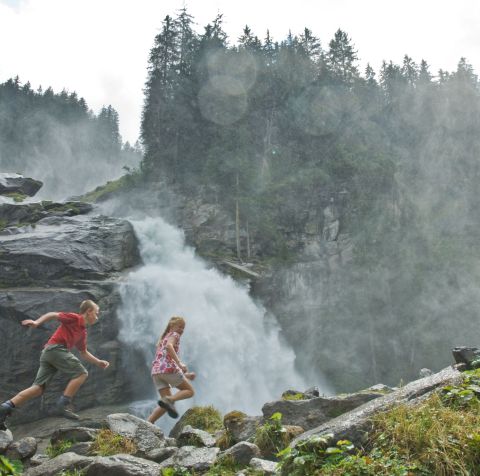 The Krimml Waterfalls are a highlight for young and old