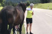 Tierische Begegnungen auf der Rennradtour