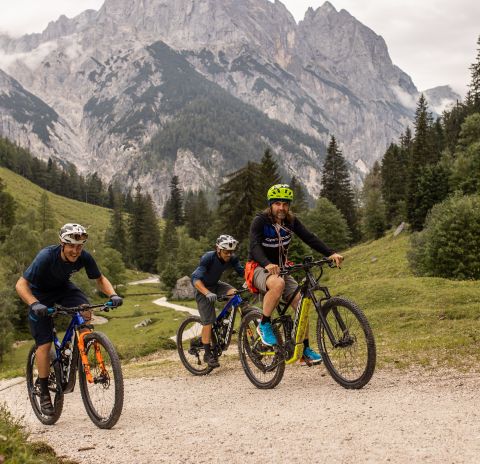 Biken mit den Huberbuam und dem Mountainbike Racingteam in Berchtesgaden