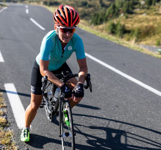 Kurze Pause & durchatmen beim Rennradfahren in den Nockbergen