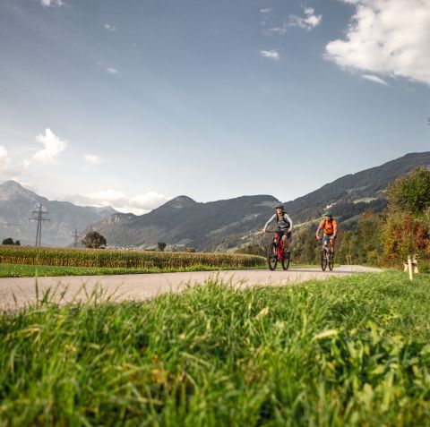 Trasa rowerowa biegnie przez całą dolinę Zillertal wzdłuż torów kolejowych, mijając Kaltenbach, Mayerhofen i wiele innych miejscowości.