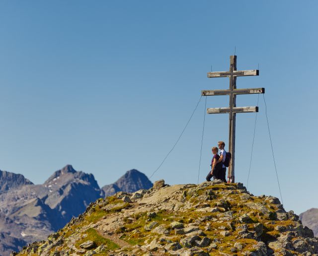 Szczyt Wetterkreuz cieszy się dużą popularnością w Hochötz i jest świetną propozycją na letnie wakacje w dolinie Ötztal.