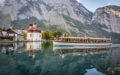 Mit dem Boot über den Königssee
