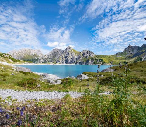 Una gita al lago Lünersee è d'obbligo durante la vostra vacanza all'Explorer Hotel Montafon nel Vorarlberg!
