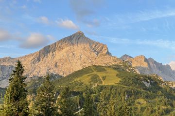 Blick auf die Alpspitze