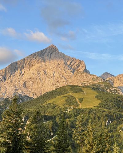 Blick auf die Alpspitze