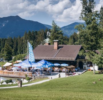 Besuch auf der Eibsee Alm