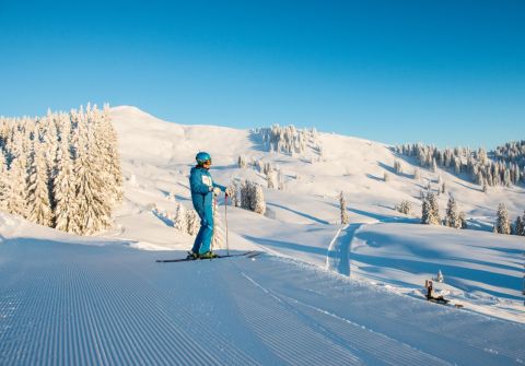 1083346 Skifahren im Skigebiet Grasgehren