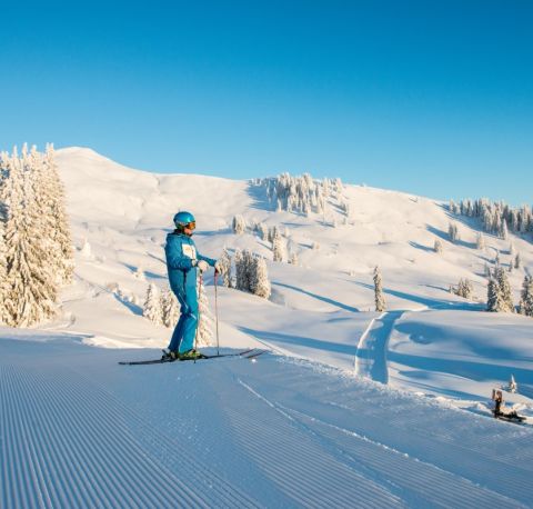 1083346 Skifahren im Skigebiet Grasgehren