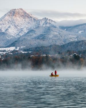 Faaker See im Winter