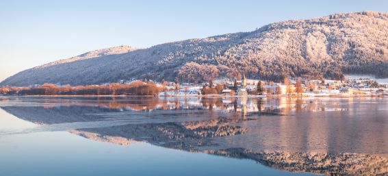 Ossiacher See im Winter