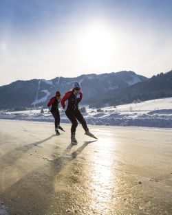 Eislaufen Weissensee Kärnten