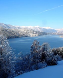Millstätter See im Winter