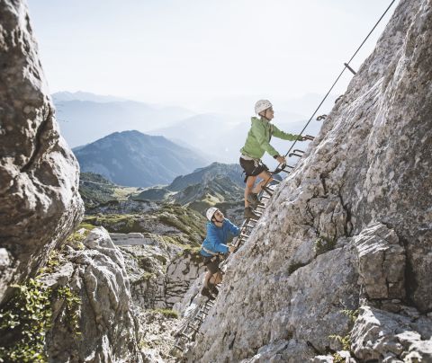 Alpspitz-Ferrata via ferrata v regionu Zugspitze