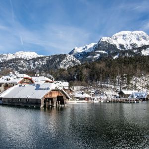 Sehenswürdigkeit Königssee im Winter in Schönau im Berchtesgadener Land