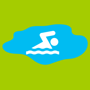 Schwimmen Bergsee