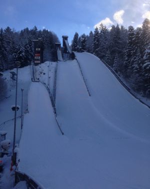 Kälbersteinschanze Berchtesgaden Winter