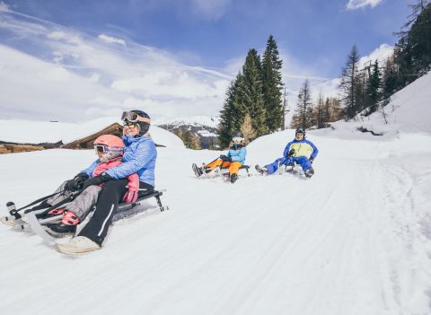 Szánkózás a Gerlosstein Zillertal Arénában