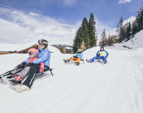 Rodelen in de Gerlosstein Zillertal Arena