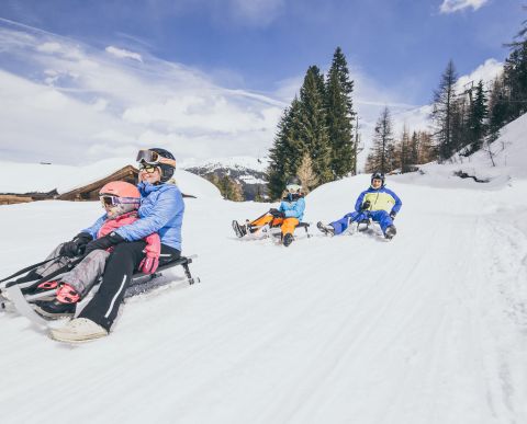 Zjazd na sankach w Gerlosstein Zillertal Arena