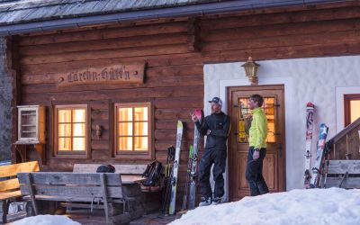 Laerchenhuette im winter bei der nockberge-trail skidurchquerung (f) Franz-Gerdl (c) Kaernten