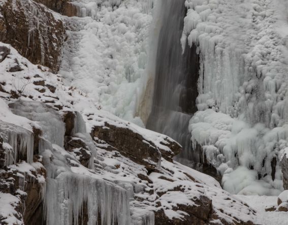 Kuhflucht-Wasserfall WInter