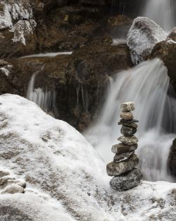 Kuhflucht-Wasserfall Winter