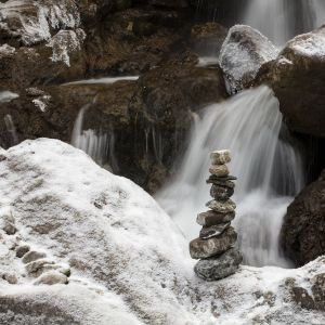 Kuhflucht-Wasserfall Winter