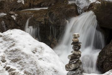 Kuhflucht-Wasserfall Winter