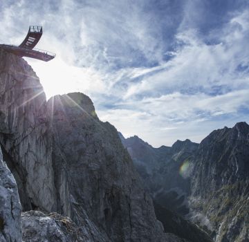 Erlebe Dein luftiges Abenteuer auf der AlpspiX Aussichtsplattform