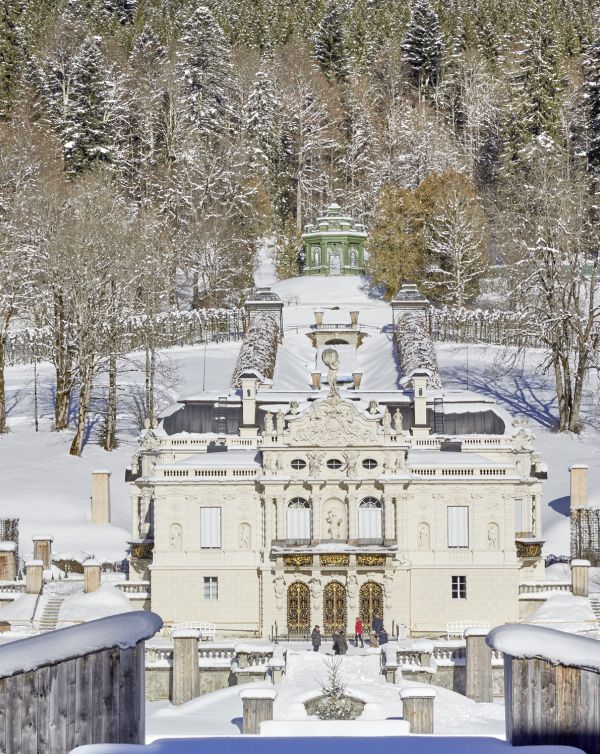 Schloss Linderhof Winter