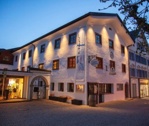 Montafon Local History Museum in the evening