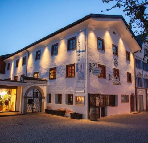 Museo di storia locale del Montafon la sera