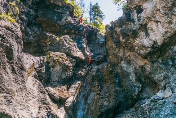Canyoning Spaß in Oberbayern