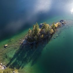 Eibsee von oben