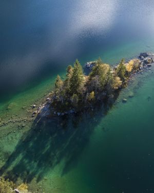 Eibsee von oben