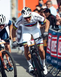 Simon beim Weltcup in Barcelona