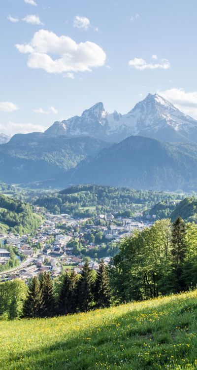 Frühling im Berchtesgadener Land nahe dem Hotel Berchtesgaden am Königssee