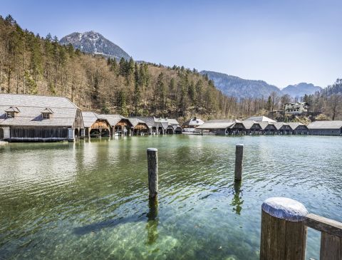 Der Königssee im Berchtesgadener Land im Frühling