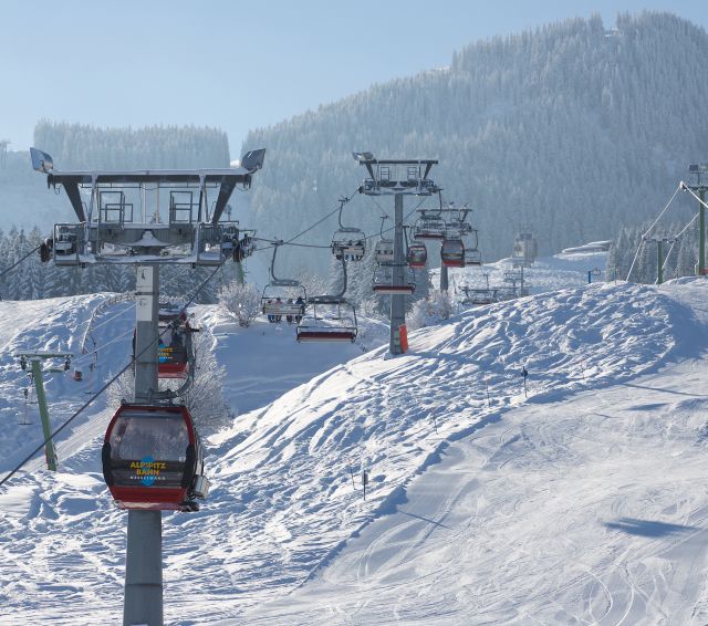 Alpspitzbahn zimą – jazda na nartach na Alpspitze