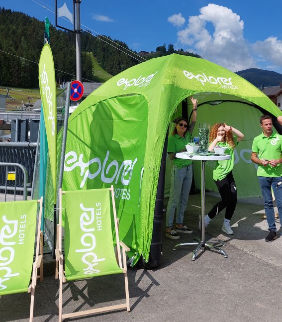 Unser Stand in Leogang