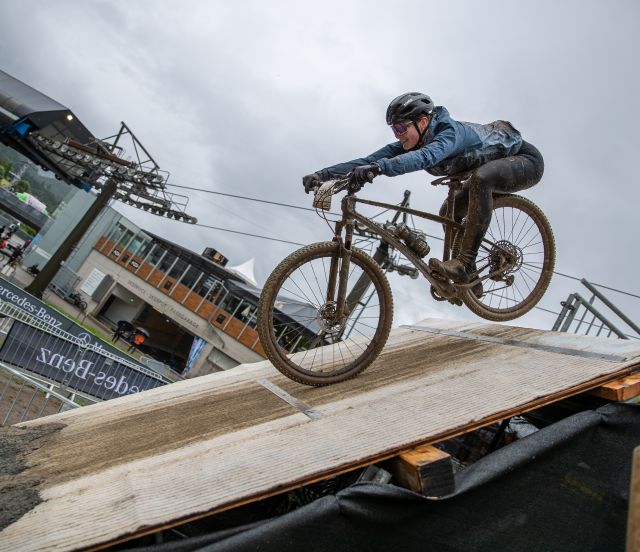 Marion Frombergerová kontroluje trasu