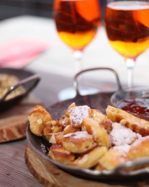 Kaiserschmarren auf der Hütte
